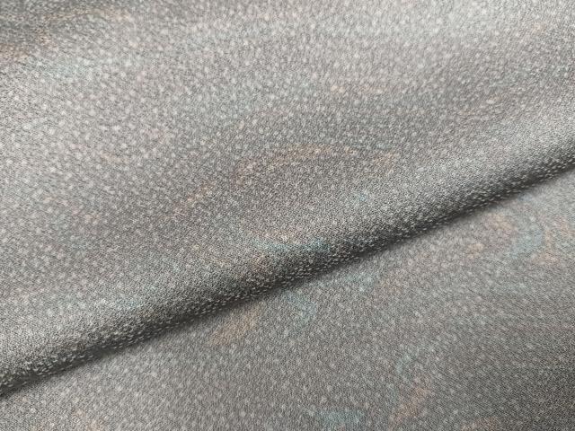 平和屋着物●上質な小紋　墨流し文様　高島屋扱い　正絹　逸品　未使用　AABI6309ph