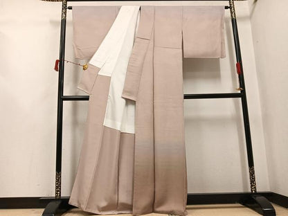 平和屋着物●訪問着　本草木染　けんろう染　吉祥地紋　江戸の粋　暈し染め　反端付き　正絹　逸品　AABI6320ph