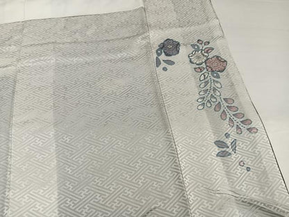 平和屋着物●訪問着　辻が花　絞り　暈し染め　金彩　正絹　逸品　AABI6323ph