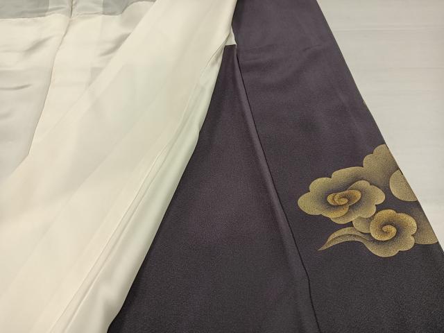 平和屋着物●豪華色留袖　巻口和明　手描き　風神雷神　金銀彩　正絹　逸品　AABI6324ph