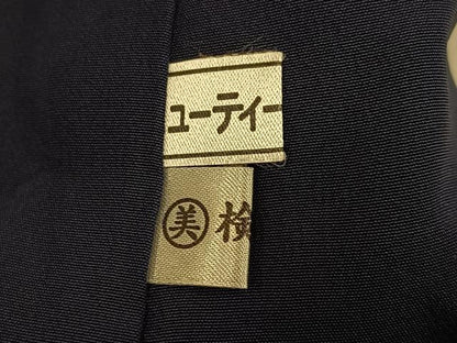 平和屋着物●上質な小紋　丸菱文　正絹　逸品　未使用　AABI6327ph