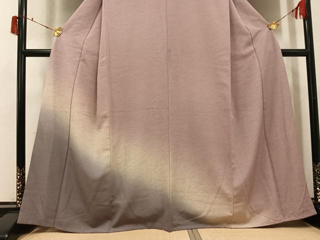 平和屋着物●訪問着　墨流し文様　暈し染め　正絹　逸品　AABI6333ph