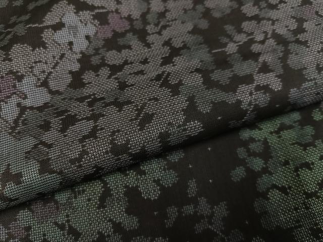 平和屋着物●本場大島紬　訪問着　カタス9マルキ　花尽くし　正絹　逸品　未使用　AABI6336ph