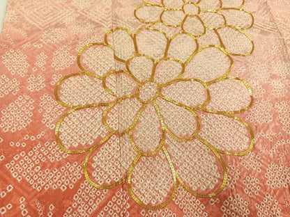 平和屋着物●豪華振袖　駒刺繍　絞り　花尽くし　暈し染め　やまと誂製　正絹　逸品　AABI6345ph
