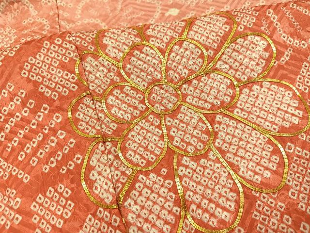 平和屋着物●豪華振袖　駒刺繍　絞り　花尽くし　暈し染め　やまと誂製　正絹　逸品　AABI6345ph