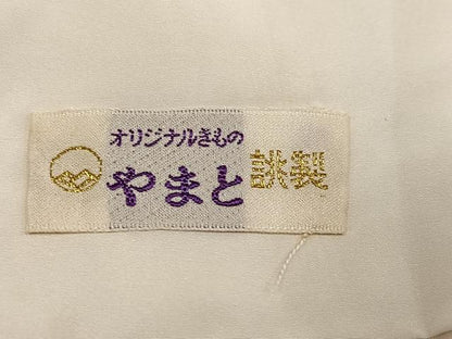 平和屋着物●豪華振袖　駒刺繍　絞り　花尽くし　暈し染め　やまと誂製　正絹　逸品　AABI6345ph