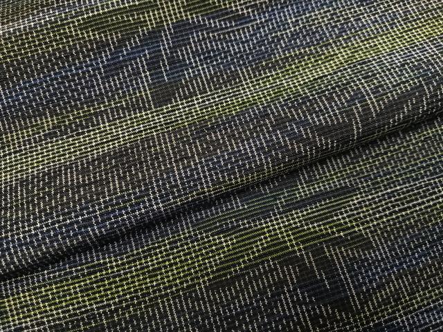平和屋着物●上質な紬　楓文　正絹　逸品　未使用　AABI6349ph
