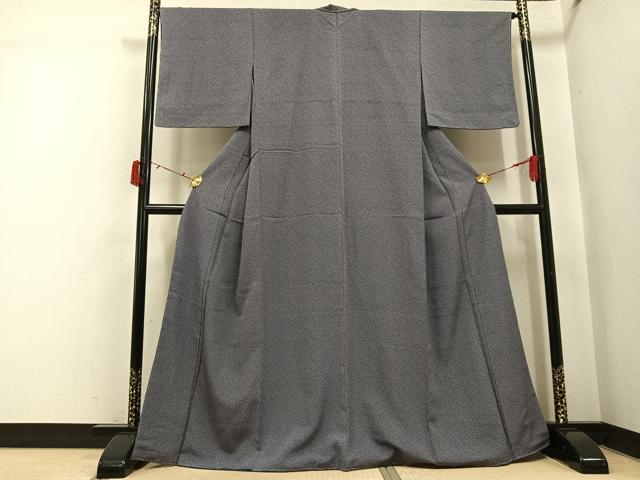 平和屋着物●江戸小紋　鶴亀　正絹　逸品　未使用　AABI6352ph