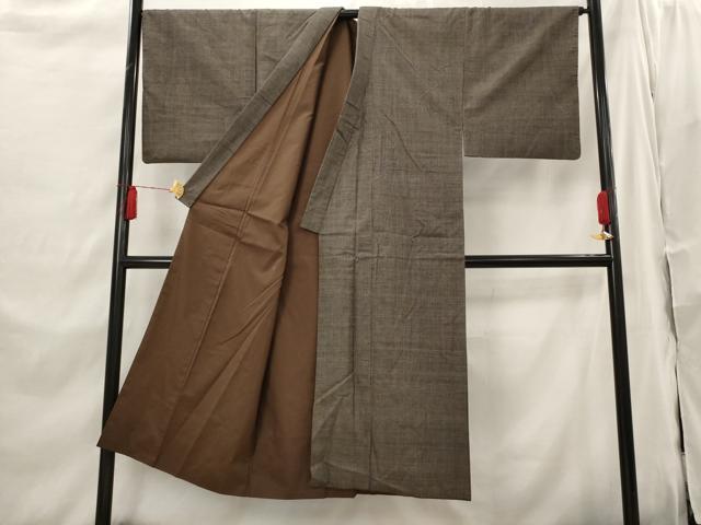 平和屋着物■男性　本場大島紬　100亀甲　総詰め　正絹　逸品　AABI6363st