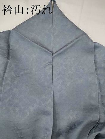 平和屋着物■上質な色無地 霞地紋 薄花色 正絹 逸品 AABI6365st