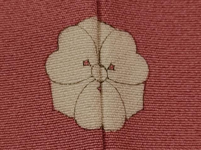 平和屋着物■上質な色無地　紋意匠　今様色　正絹　逸品　AABI6366st 平和屋着物□上質な色無地 紋意匠 今様色 正絹 逸品 AABI6366st
