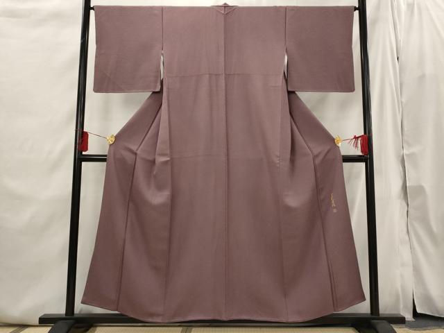 平和屋着物■伝統工芸師 服部光擴 江戸小紋 鮫小紋柄 正絹 逸品 AABI6392st