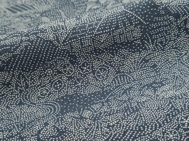 平和屋着物■江戸小紋　風景文　正絹　逸品　AABI6396st 平和屋着物□上質な小紋 型染め 風景文 正絹 逸品 AABI6437stの通販 by