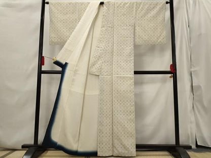 平和屋着物■上質な紬　間道　正絹　逸品　AABI6398st