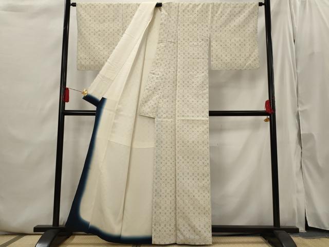平和屋着物■上質な紬　間道　正絹　逸品　AABI6398st