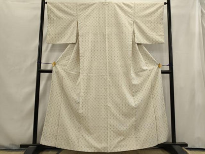 平和屋着物■上質な紬　間道　正絹　逸品　AABI6398st