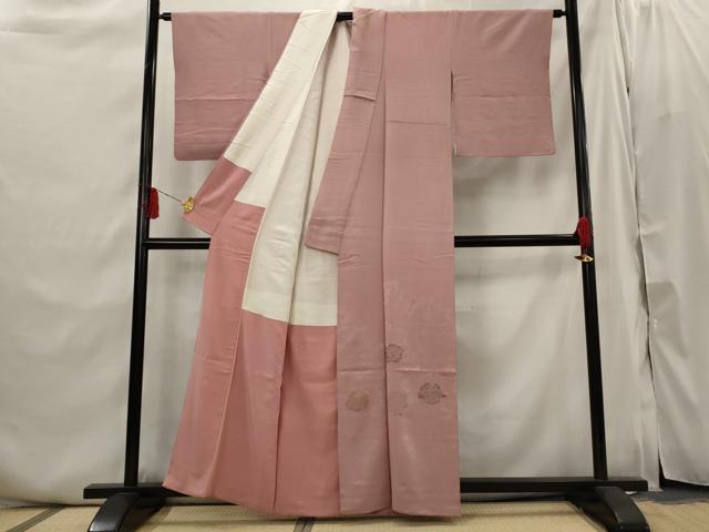 平和屋着物■豪華色留袖　寿光織　舞花文　金糸　正絹　逸品　AABI6413st
