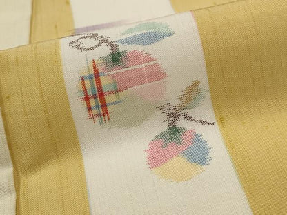 平和屋着物■上質な紬 間道 正絹 逸品 AABI6419st