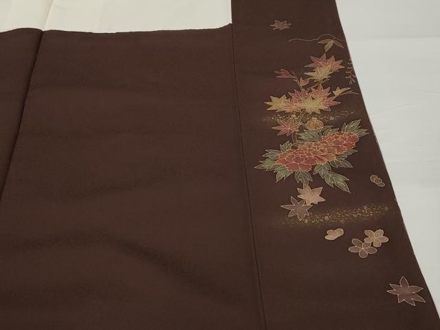 平和屋着物■訪問着　刺繍　花車文　暈し染め　金糸　金彩　正絹　逸品　AABI6420st