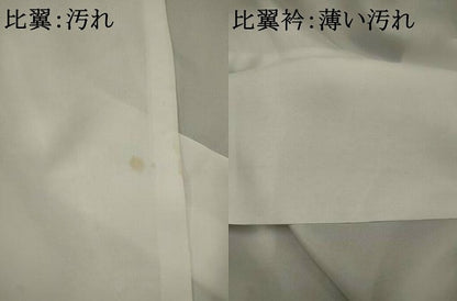 平和屋着物■豪華黒留袖　吉祥飛鶴文　暈し染め　金彩　正絹　逸品　AABI6426st