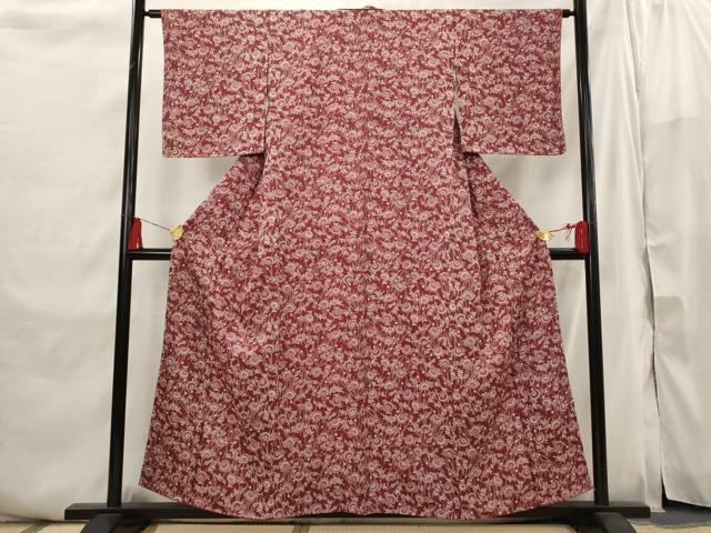 平和屋着物■上質な小紋 番傘花文 正絹 逸品 AABI6439st