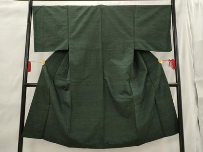 平和屋着物■男性 紬 革色 正絹 逸品 AABI6450st