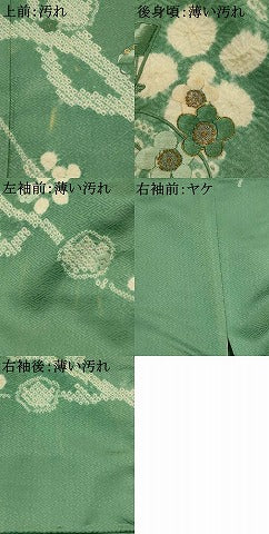 平和屋着物■訪問着 絞り 刺繍 枝梅文 金糸 正絹 逸品 AABI6452st