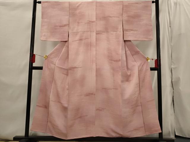 平和屋着物■上質な小紋　エ霞地紋　暈し染め　正絹　逸品　AABI6458st