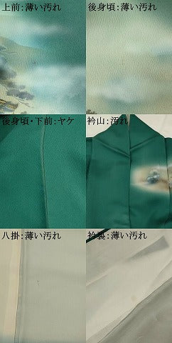 平和屋着物■訪問着　遠山枝松文　暈し染め　金彩　正絹　逸品　AABI6483st