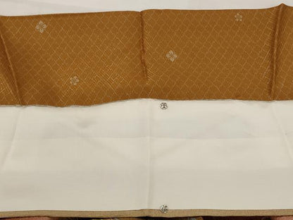 平和屋着物■上質な小紋　楽器花松文　暈し染め　正絹　逸品　AABI6484st