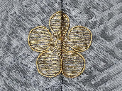 平和屋着物■中国三大刺繍　相良刺繍　訪問着　流水花文　暈し染め　金糸　金彩　正絹　逸品　未使用　AABI6490st
