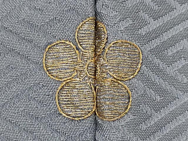 平和屋着物■中国三大刺繍　相良刺繍　訪問着　流水花文　暈し染め　金糸　金彩　正絹　逸品　未使用　AABI6490st