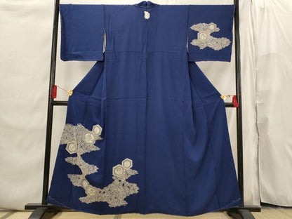平和屋着物■中国三大刺繍 相良刺繍 訪問着 亀甲鳳凰花文 正絹 逸品 AABI6499st