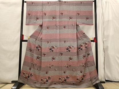 平和屋着物■訪問着 辻が花 絞り 金彩 正絹 逸品 AABI6500st