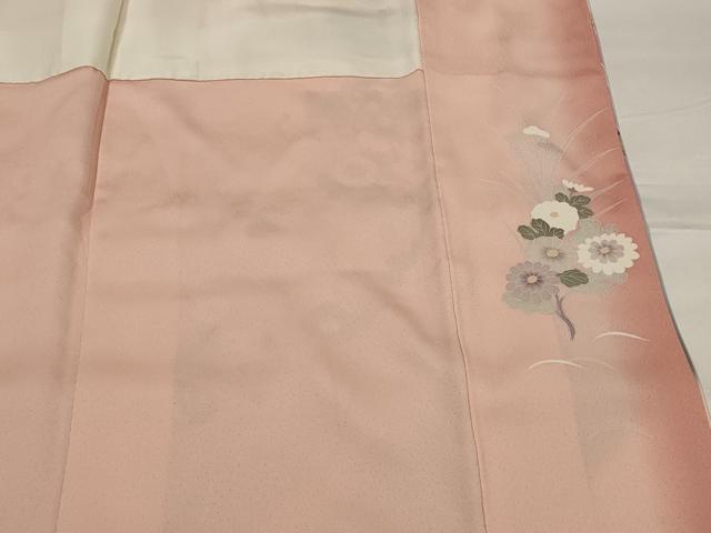 平和屋着物■訪問着 貝桶花文 暈し染め 金彩 正絹 逸品 AABI6511st