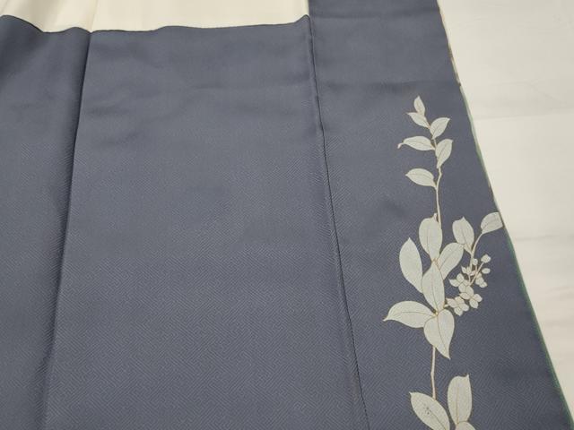 平和屋着物■訪問着 草花文 暈し染め 金銀彩 正絹 逸品 AABI6512st