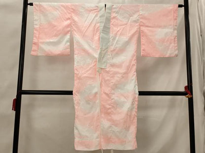 平和屋着物■長襦袢 無双仕立て 草花地紋 暈し染め 洗える着物 AABI6515st