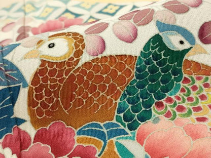 平和屋着物■豪華黒留袖　作家物　花蝶文　正絹　逸品　AABI6521st