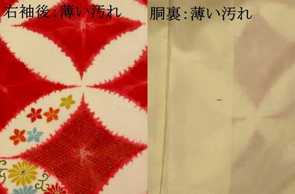 平和屋着物■上質な小紋　七宝花文　金彩　正絹　逸品　AABI6526st