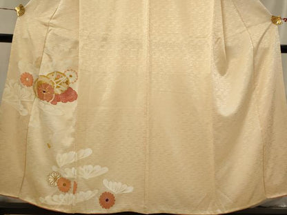 平和屋着物■訪問着 駒刺繍 花鼓文 金銀彩 正絹 逸品 AABI6530st