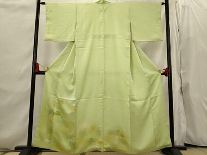 平和屋着物■豪華色留袖　枝葉文　暈し染め　正絹　逸品　AABI6531st