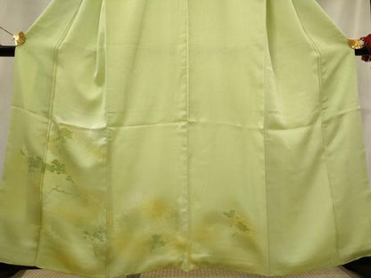 平和屋着物■豪華色留袖　枝葉文　暈し染め　正絹　逸品　AABI6531st
