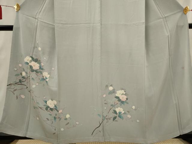 平和屋着物■訪問着 友禅 作家物 枝花文 正絹 逸品 AABI6534st
