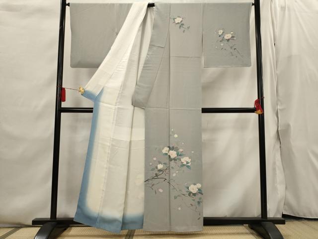 平和屋着物■訪問着 友禅 作家物 枝花文 正絹 逸品 AABI6534st