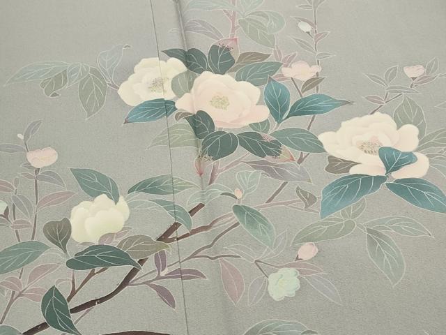 平和屋着物■訪問着 友禅 作家物 枝花文 正絹 逸品 AABI6534st