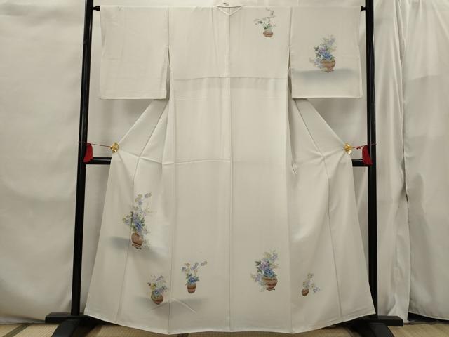平和屋着物■訪問着 陶器花文 正絹 逸品 AABI6547st