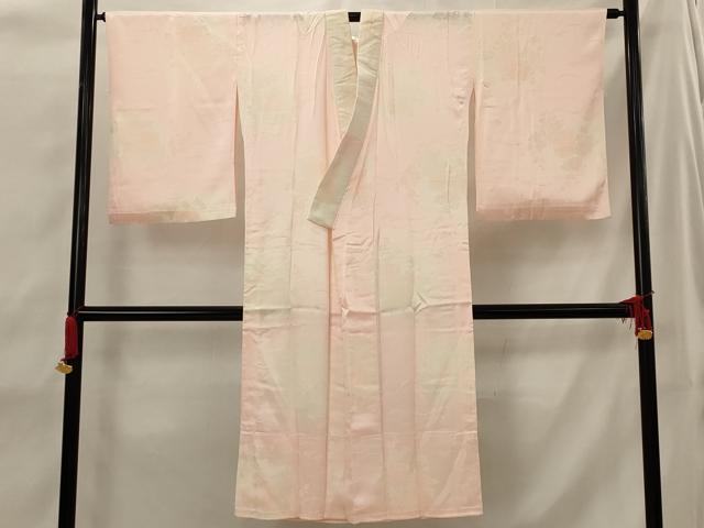 平和屋着物■長襦袢　無双仕立て　貝桶花地紋　暈し染め　正絹　逸品　AABI6552st