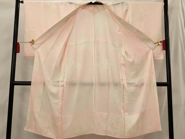 平和屋着物■長襦袢　無双仕立て　貝桶花地紋　暈し染め　正絹　逸品　AABI6552st