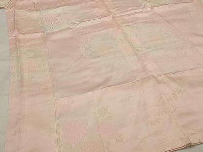 平和屋着物■長襦袢　無双仕立て　貝桶花地紋　暈し染め　正絹　逸品　AABI6552st