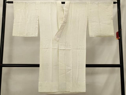 平和屋着物■長襦袢 無双仕立て 桜地紋 正絹 逸品 AABI6555st